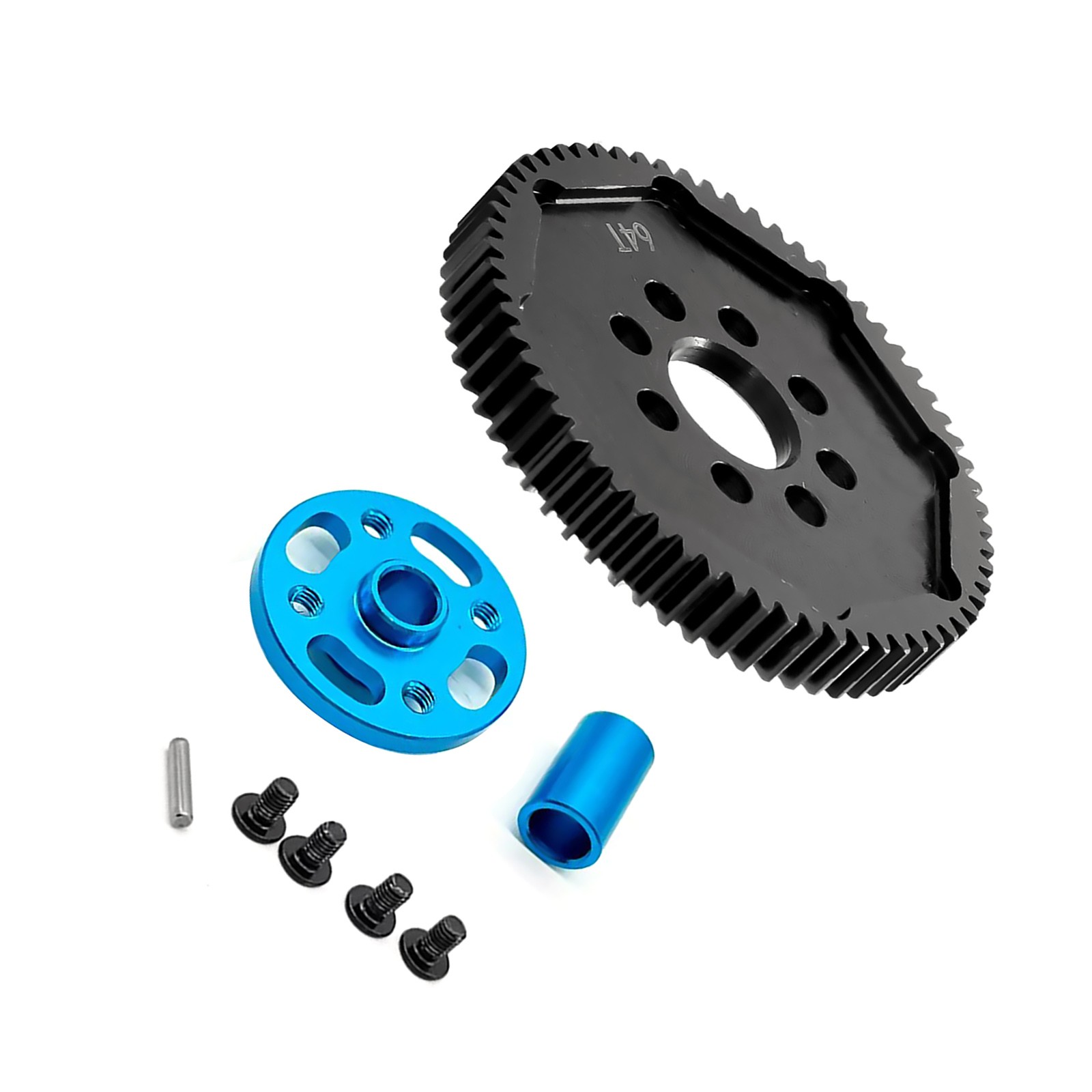 1 x High Speed Spur Gear+ 1 x Gear Mount For TAMIYA TT-02 RC Car