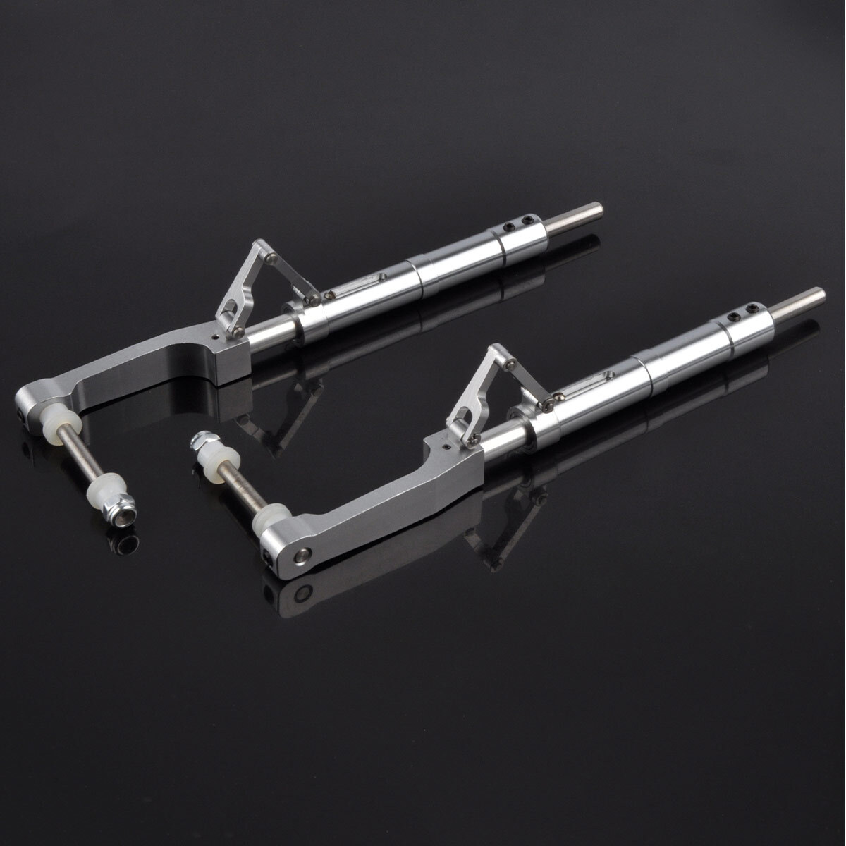 1 Set Alu Alloy Anti-Vibration Landing Gear For P57 RC Airplane ф5xD4mmx161mm