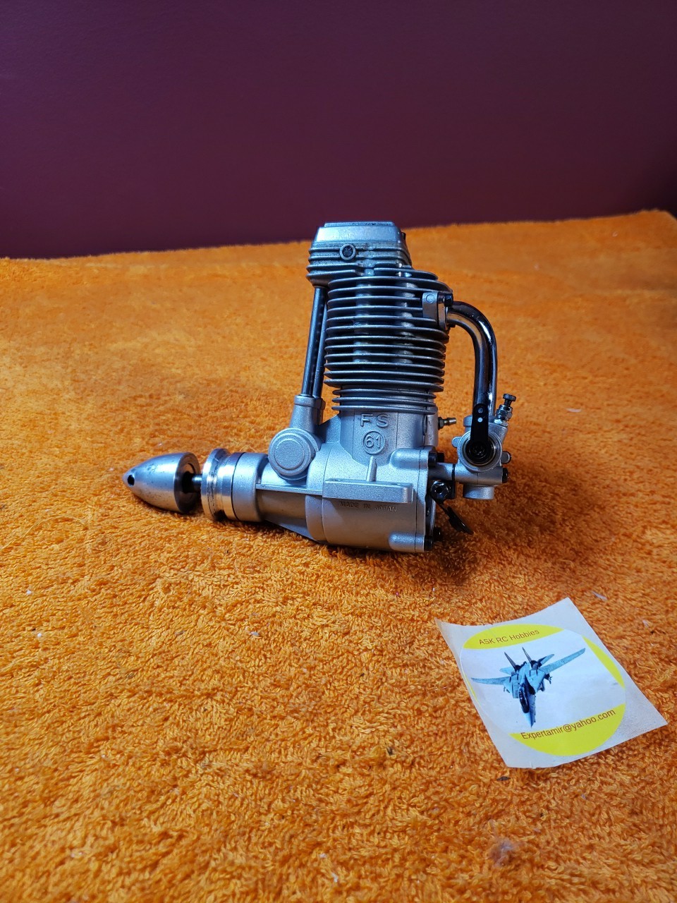 OS Engine – OS FS-61 RC four stroke RC motor – FS 61 – Clean