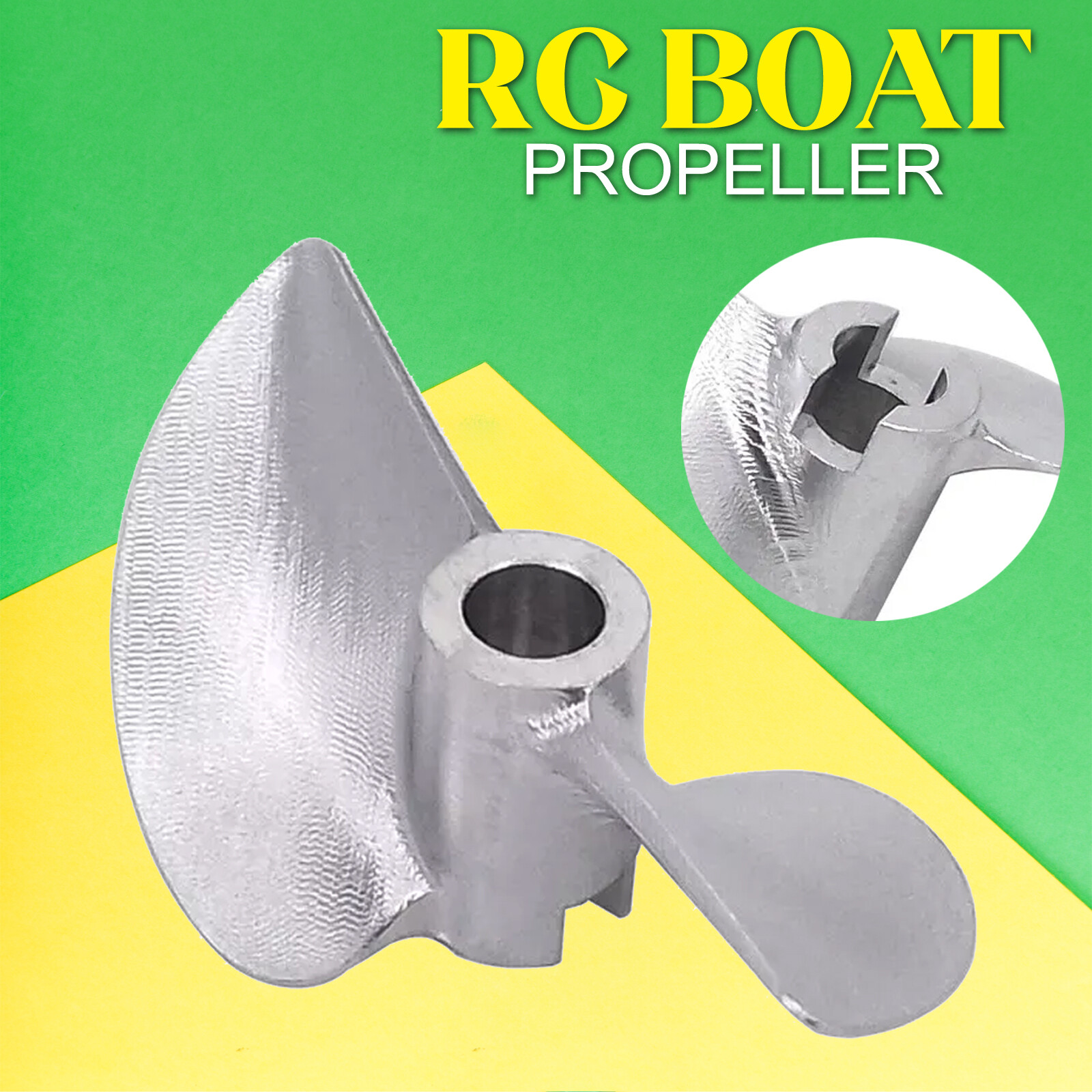 For Spartan M41 RC Boat Propeller 42mm 4.76mm 3/16″ CNC Metal P1.4 Prop