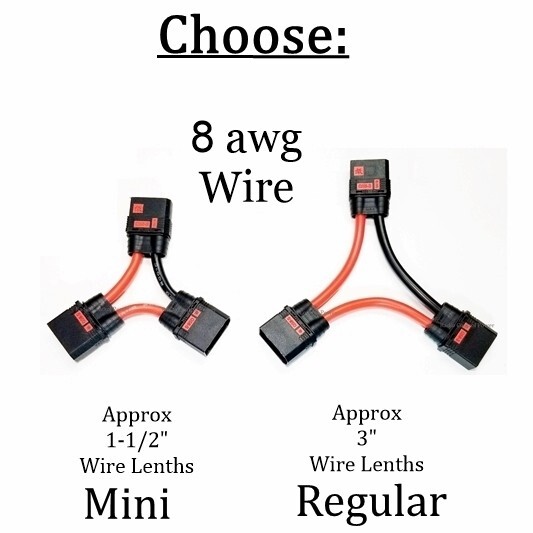 RCP-QS8 Series Harness Mini or Regular Size Options 8 awg or 6 awg wire
