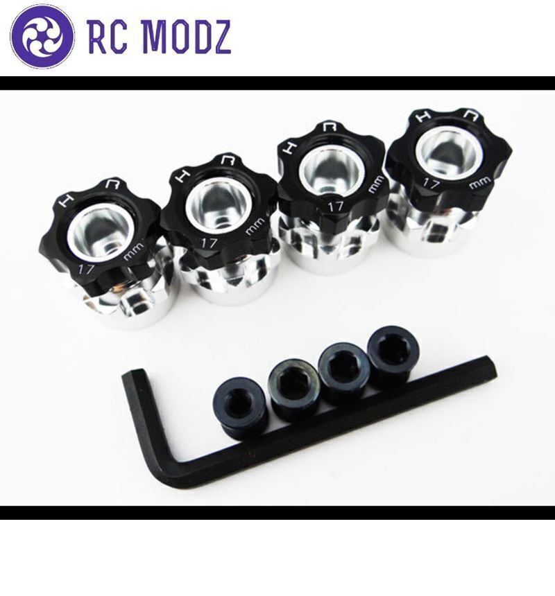 Hot Racing WH17HS01 Aluminum Hex Hub Adapters 12mm to 17mm (6mm Offset)