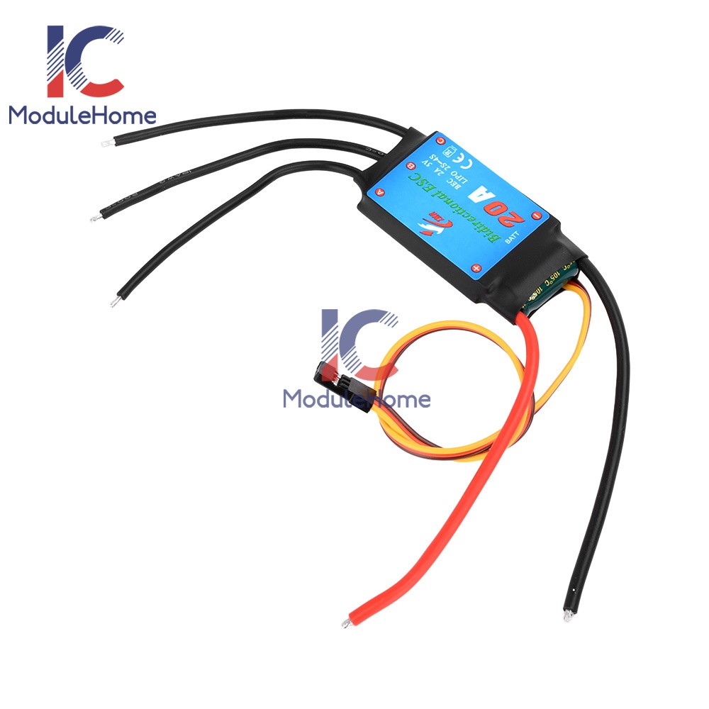 20A/30A/40A/50A Bidirectional Brushless ESC for Remote Control Ship Pneumatic