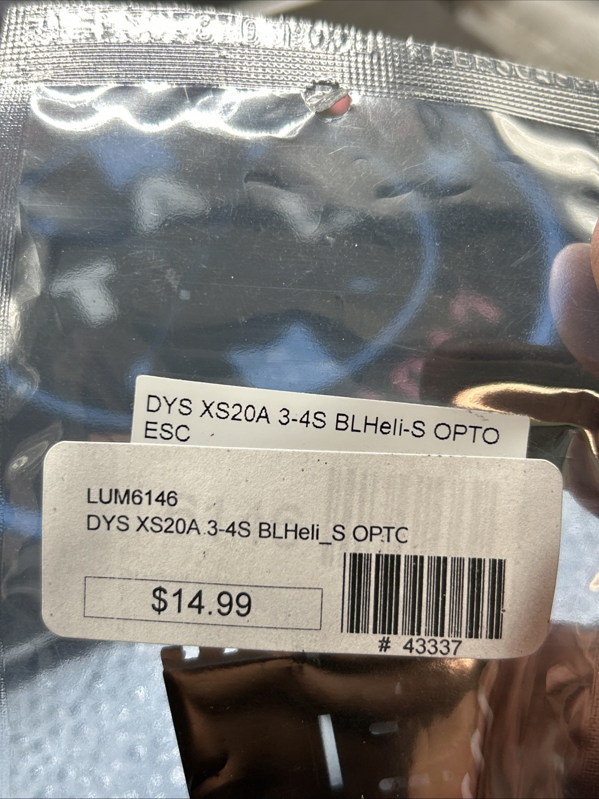DYs XS20A 3-4 BLHeli-S OPTO ESC