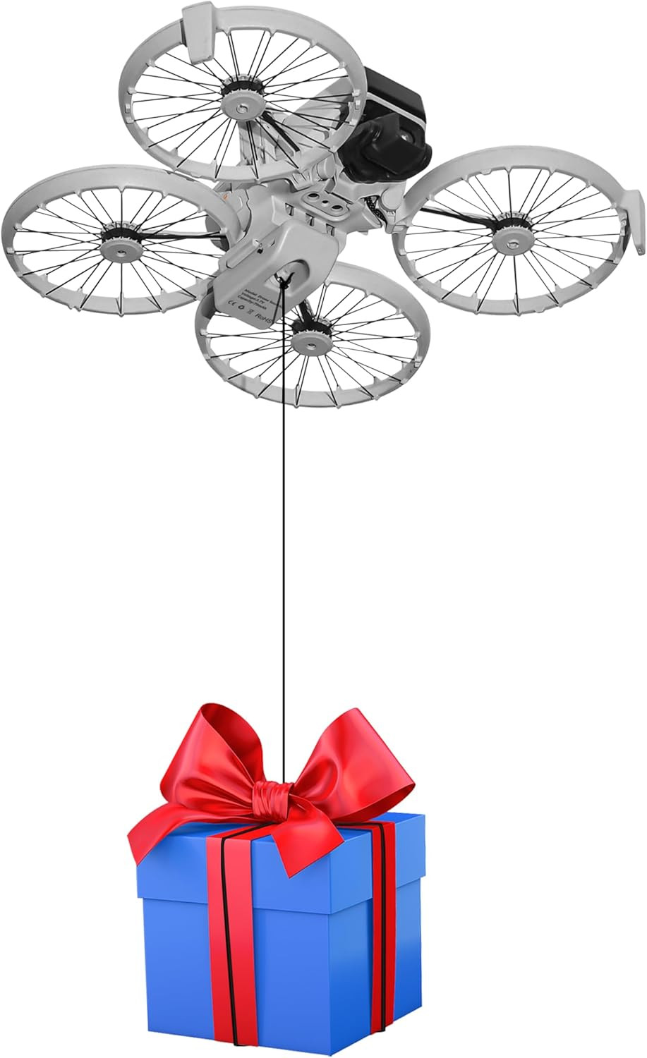 For DJI Flip Drop Device Drone Thrower Delivery/Transport Drop Release Device