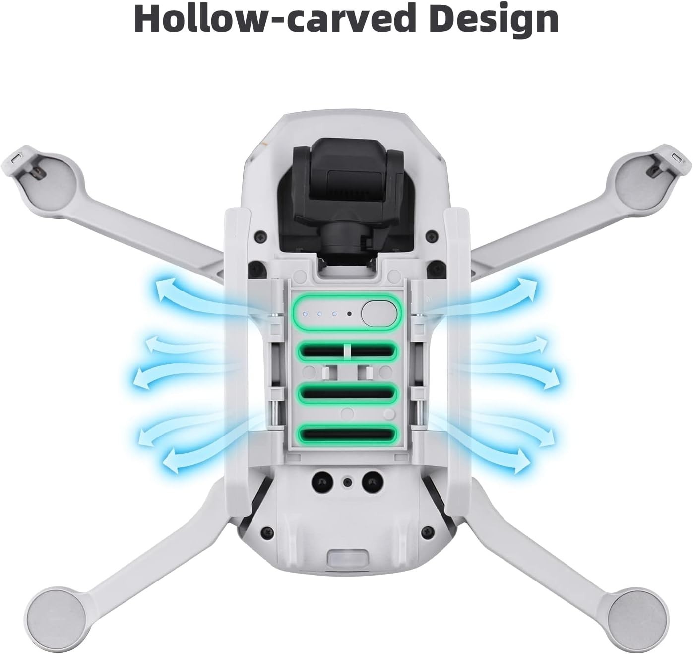 Foldable Landing Gear Extensions for DJI Mini 4K/2/SE – Enhanced Stability