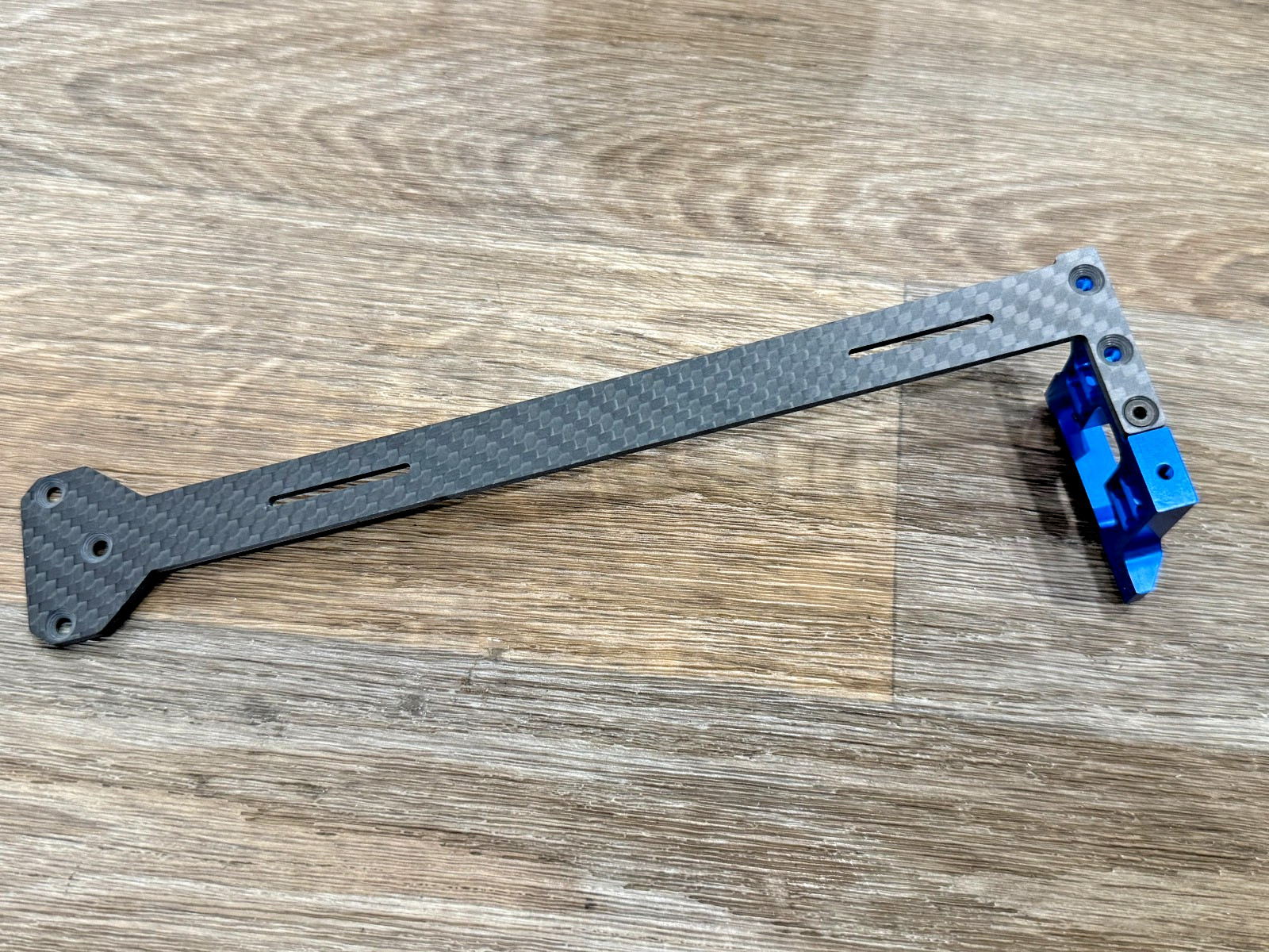 Carbon Fiber Upper Chassis Brace for Traxxas Ford ST Rally VXL 4×4 Blue