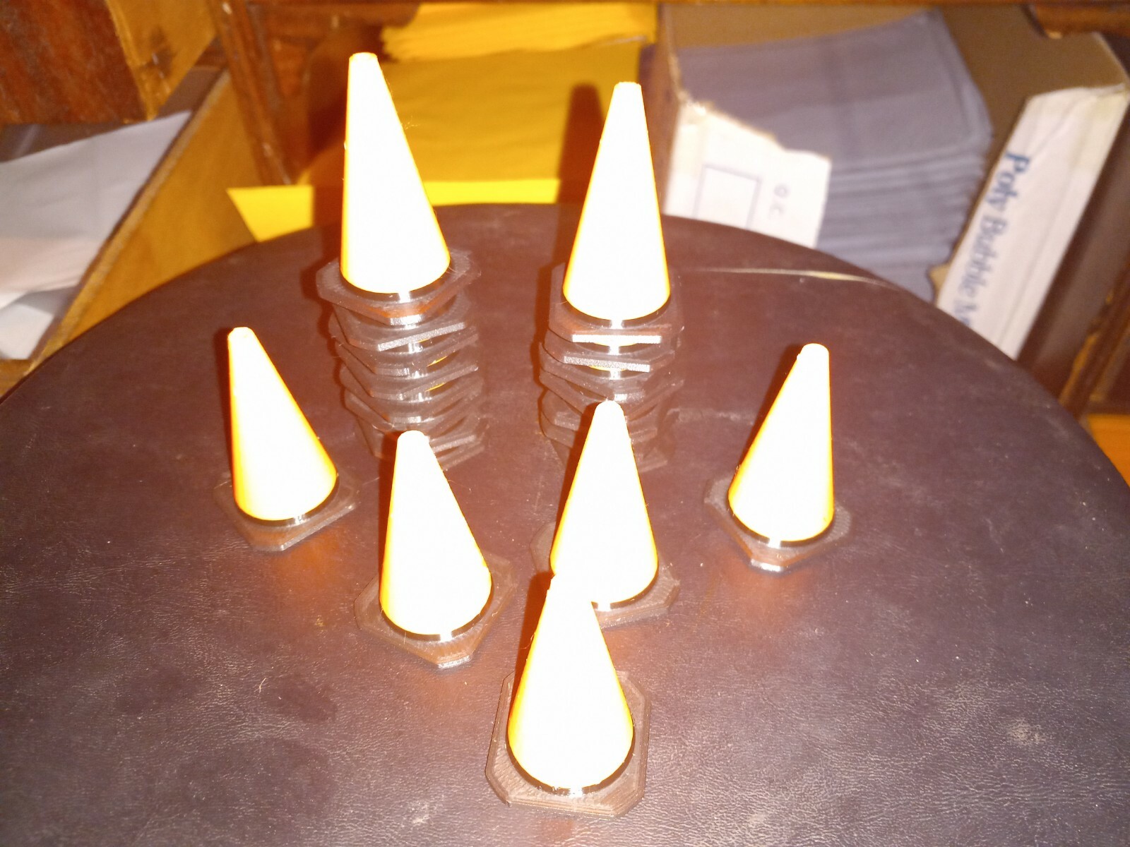 1/10 Scale Orange RC Traffic Cones Set of 20. 50mm tall