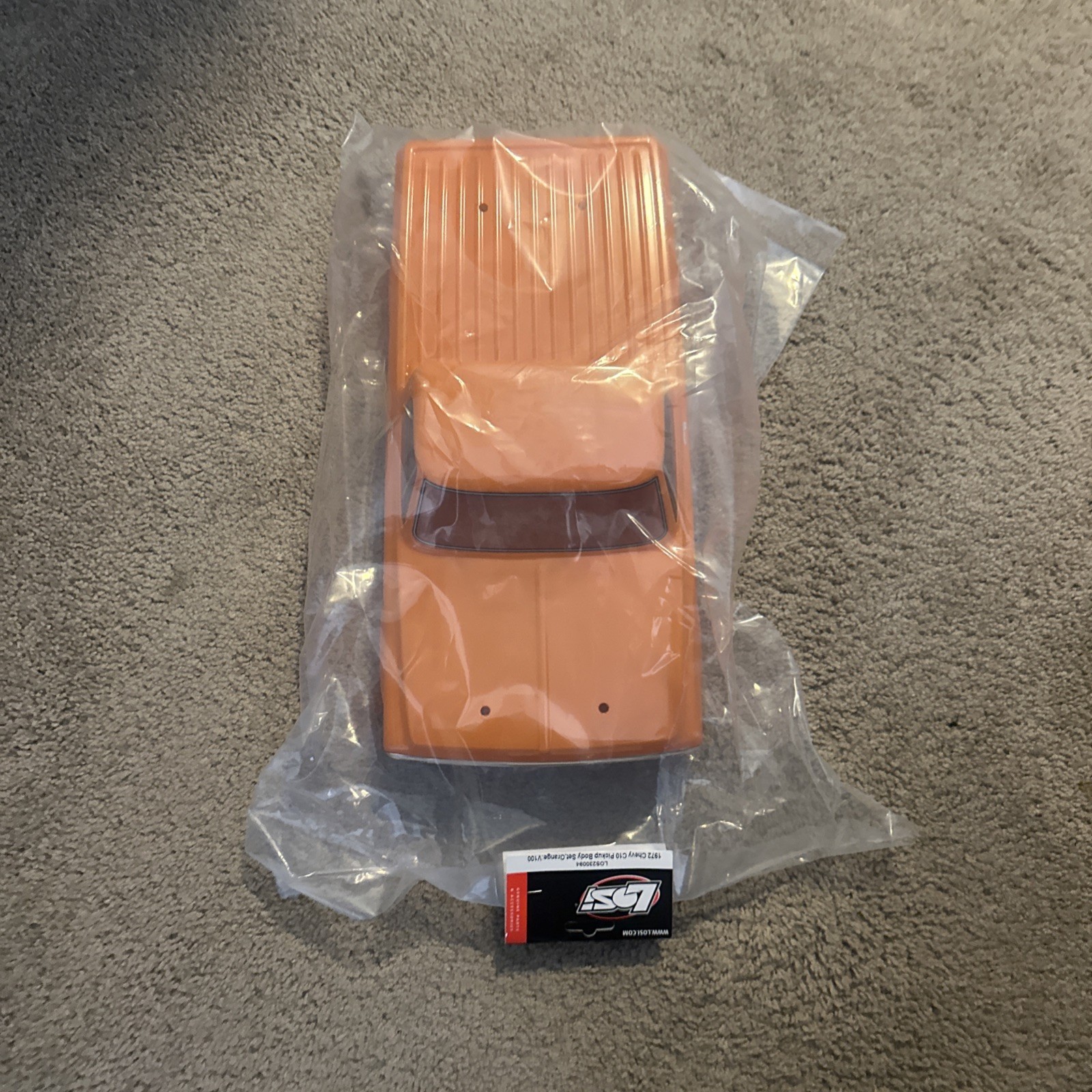 1/10 Crawler Losi 1972 Chevy C10 V100 Pickup Pre-Painted Body Orange [LOS230094]