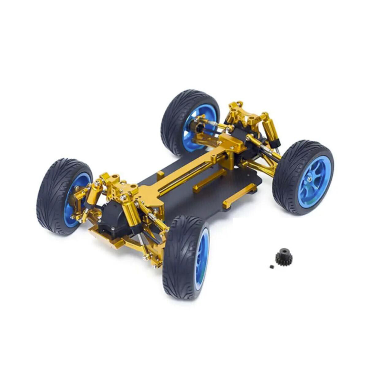 For 1/18 Wltoys 184011 A959 A969 A979 Alloy Frame Carbon Fiber Chassis Assembled