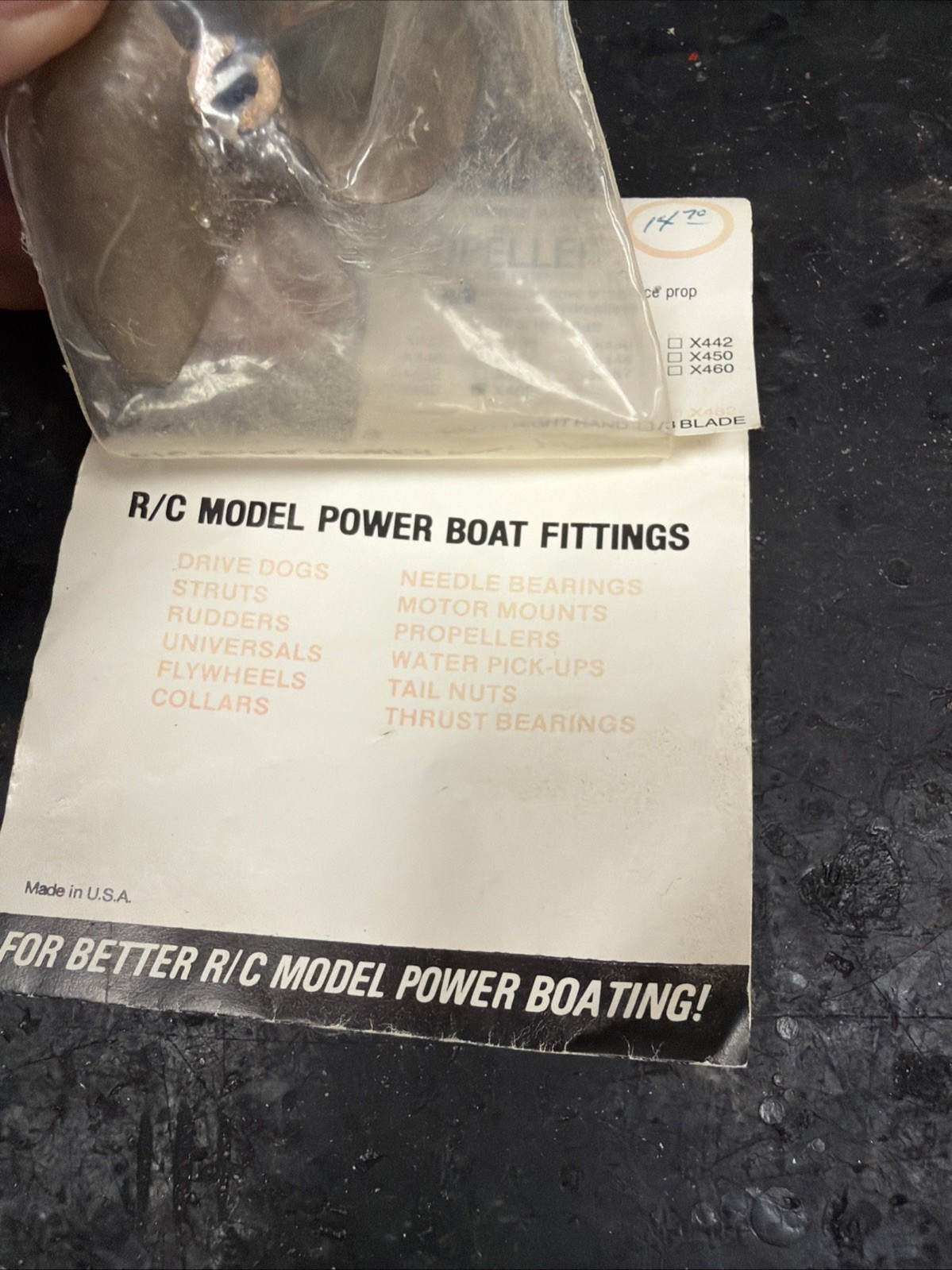 Octura X465 Rc Boat Prop