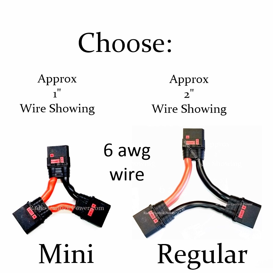 RCP-QS8 Series Harness Mini or Regular Size Options 8 awg or 6 awg wire