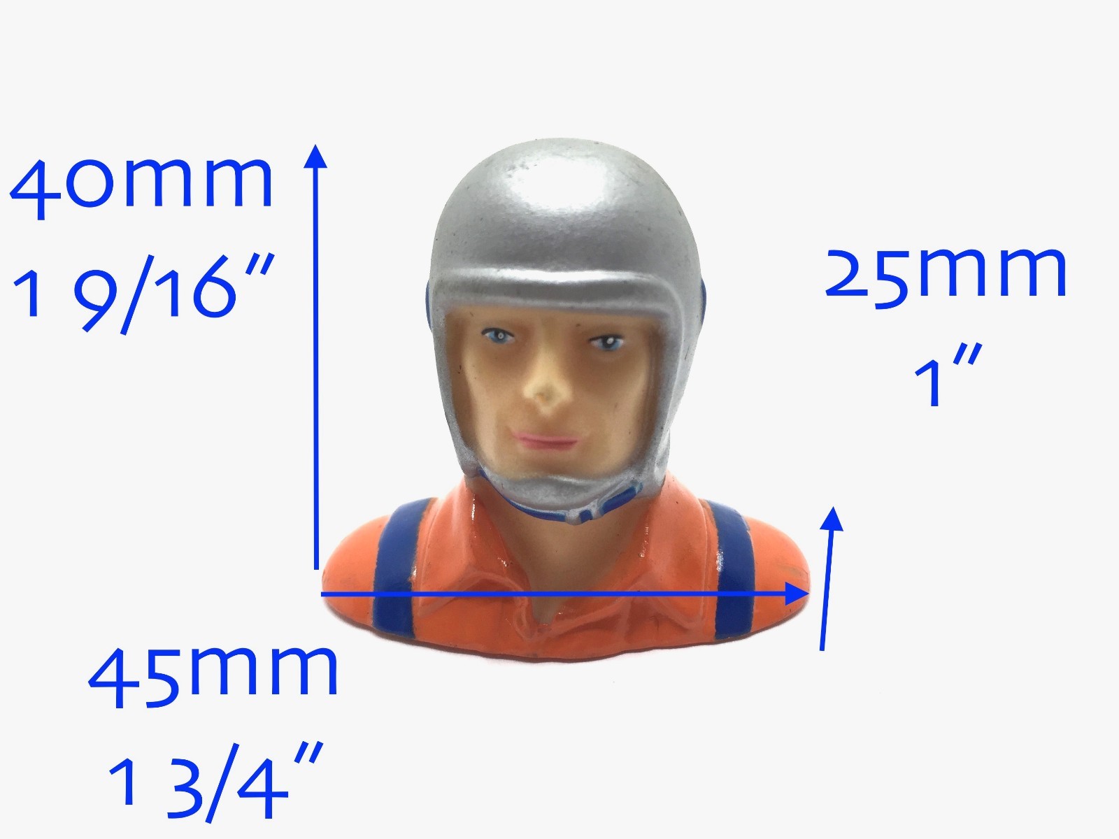 1/10 RC Model Civil Pilot Figure for RC Airplane 1 3/4″x1″x1 9/16″ US SELL SHIP