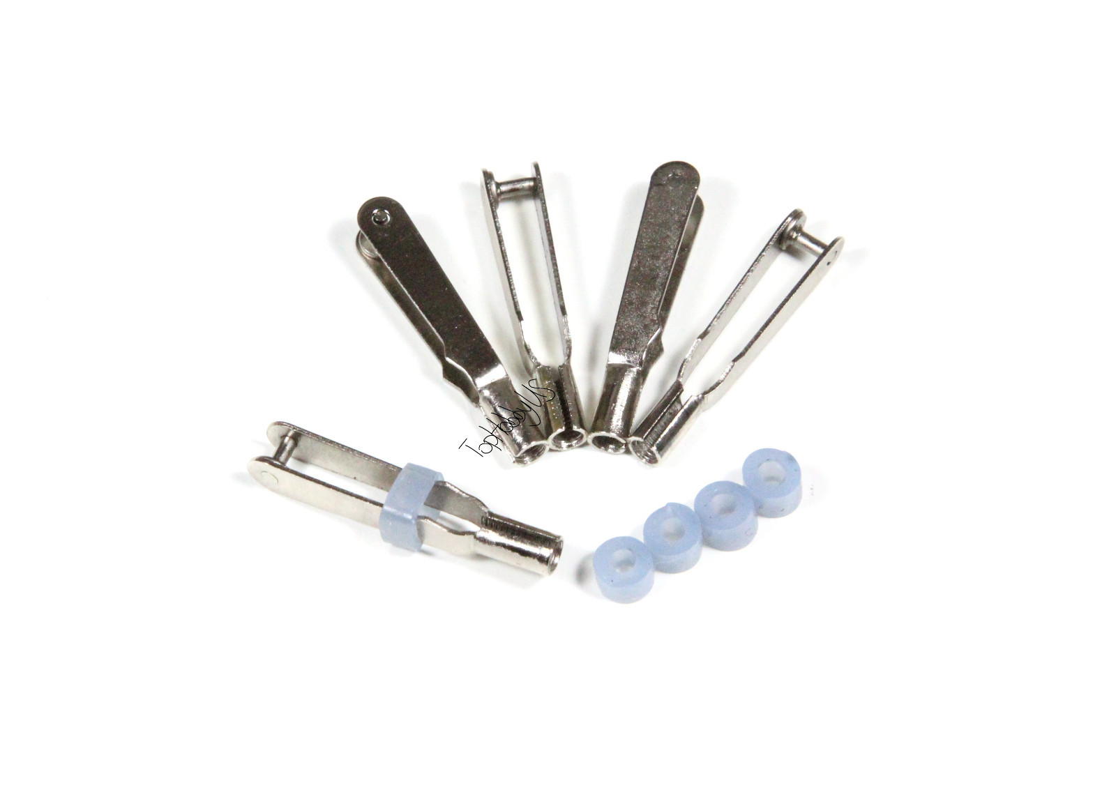10PCS M3xL31mm Metal Clevises Chuck for RC Plane RC Model (US SELLER SHIP)