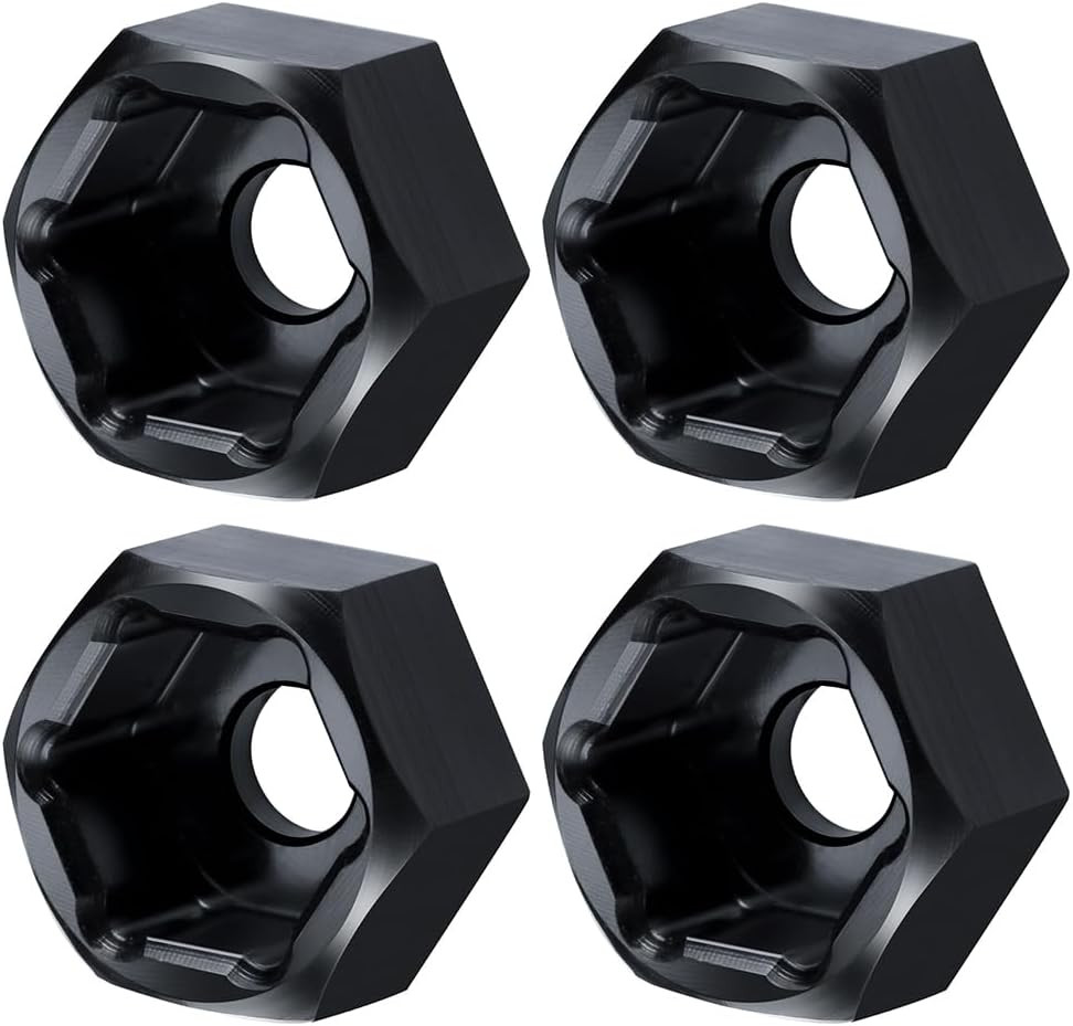 4Pcs 5Mm to 7Mm Wheel Hex Hubs Adapter RC Hex Combiner for WPL D12