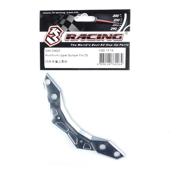 3RACING SAK-D5623 ALUMINIUM Upper Bumper 1/10 RC SAKURA D5 SPORT DRIFT CAR