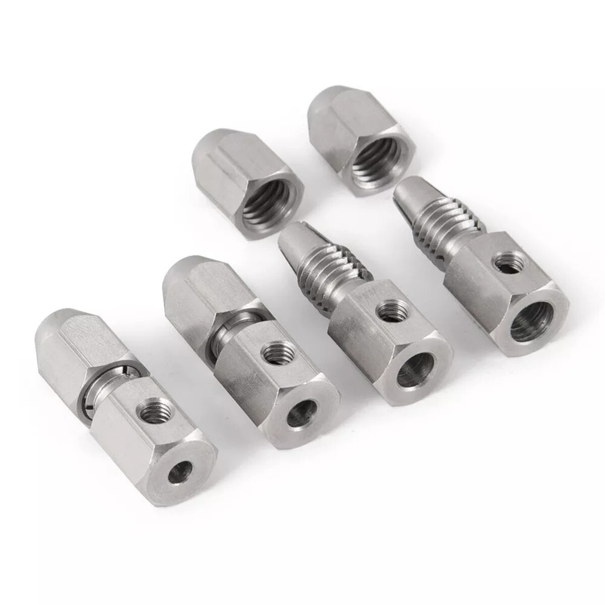 CNC 3.17/4/5/6mm to 4mm Flex Collet Coupler Motor Shaft for RC Boat coupling