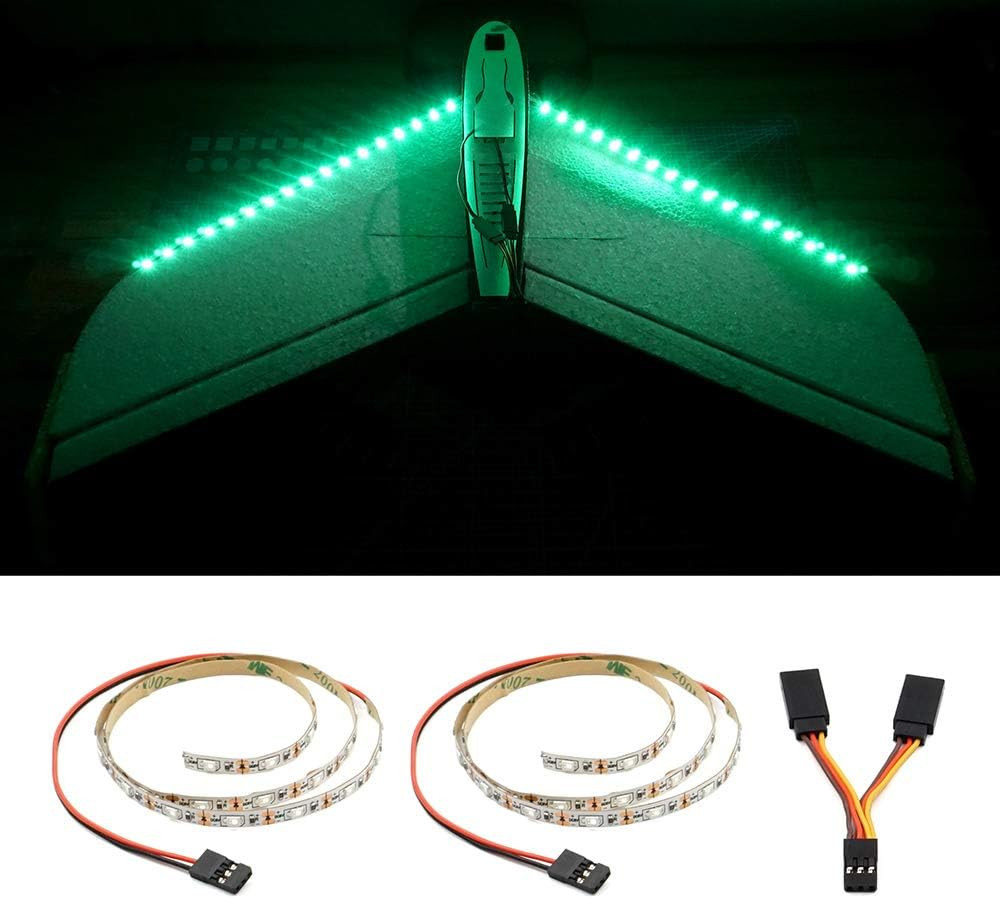 LED Light Strip for RC Fixed Wing Airplane Flying Wing Plane AR Wing Drone Model