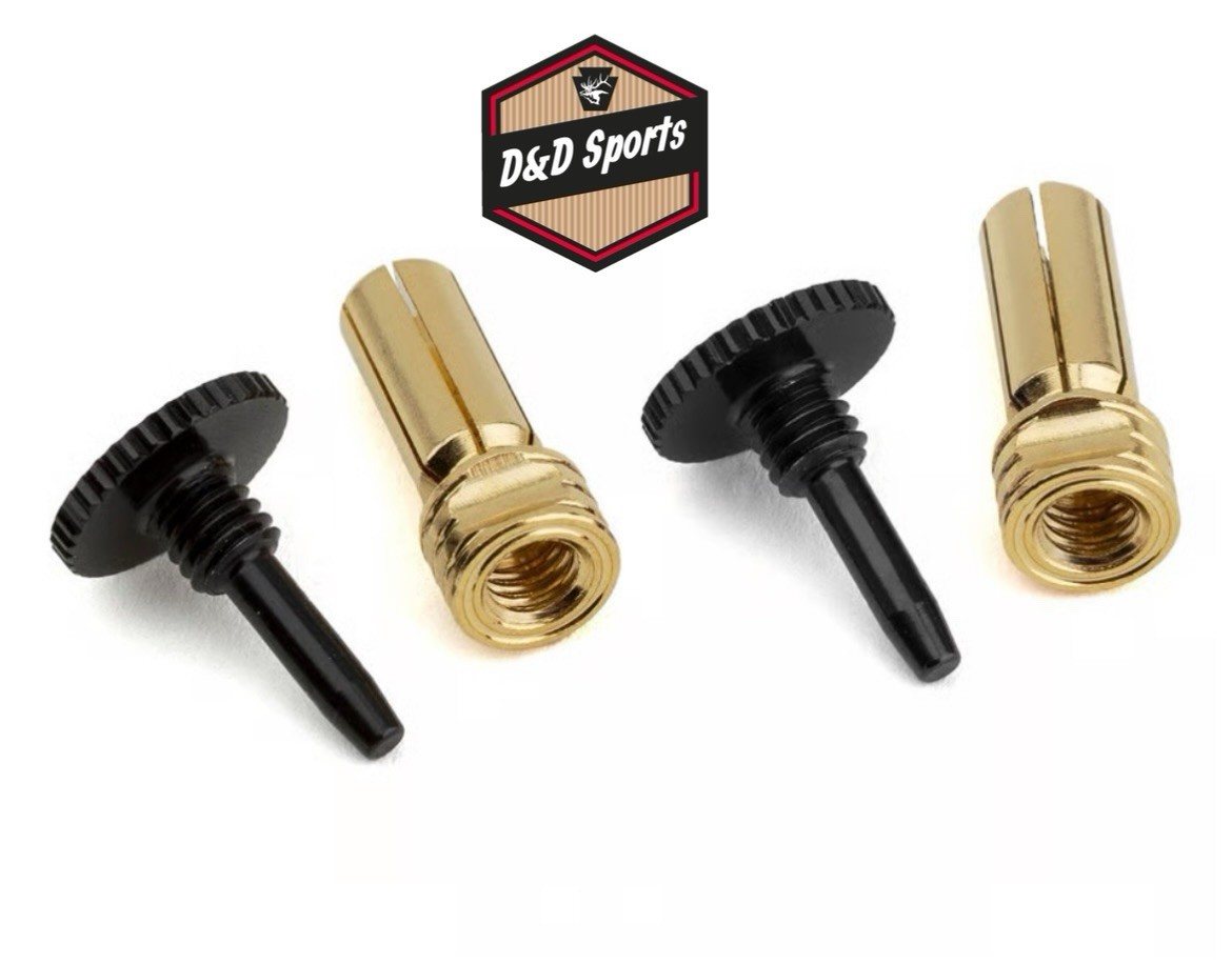 ProTek PTK-5080 – Twist Lock Adjustable Bullet Plug Grips, 5mm (Black/Black)