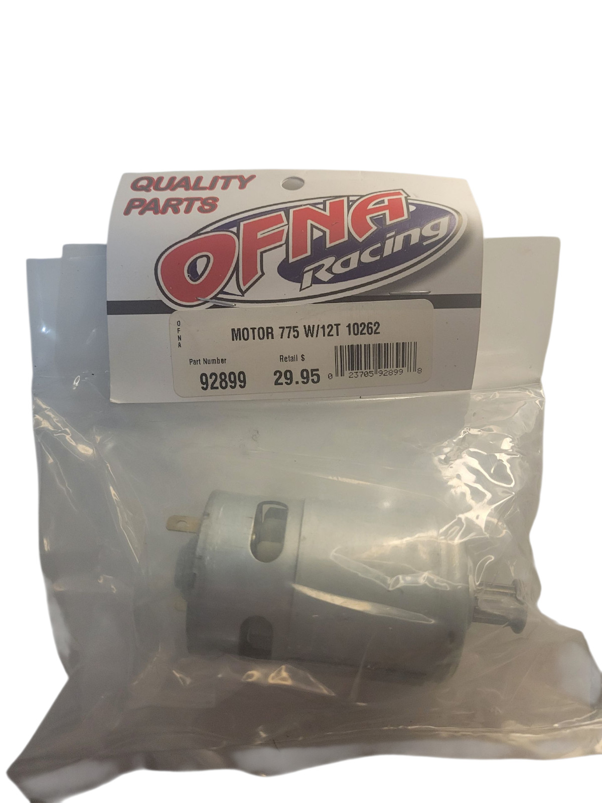 OFNA RACING 775 MOTOR W/12T 10262 PART # 92899 NOS
