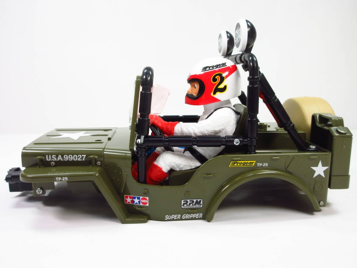 Tamiya Wild Willy 2 XB Painted Body Driver Figure WR-02 1/10 RC New Japan