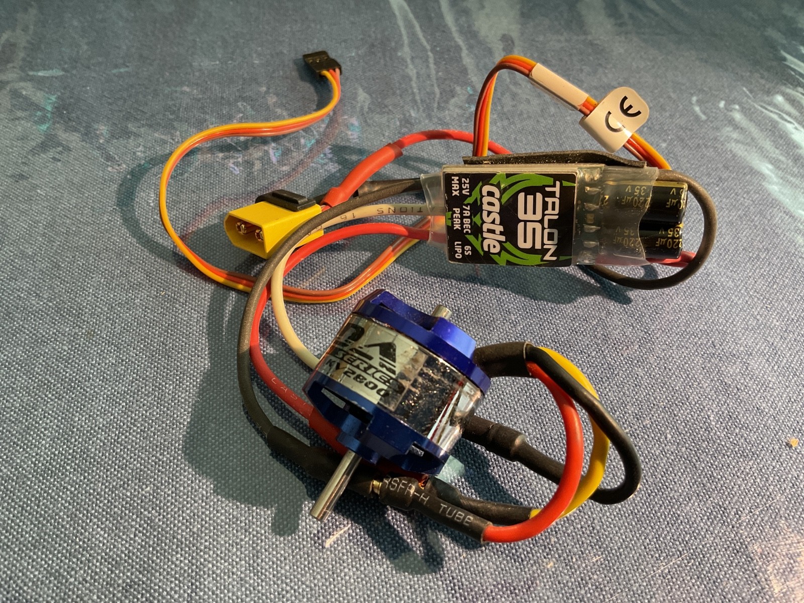 KEDA Thumrun TR 2826/07 KV2800 motor plus Castle Talon 3S ESC