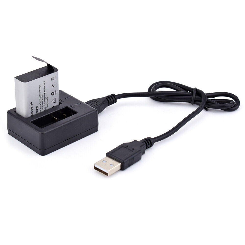 3.85V 1200mAh Li-ion Battery 2in1 Battery Charger For Hawkeye Firefly 8S Camera