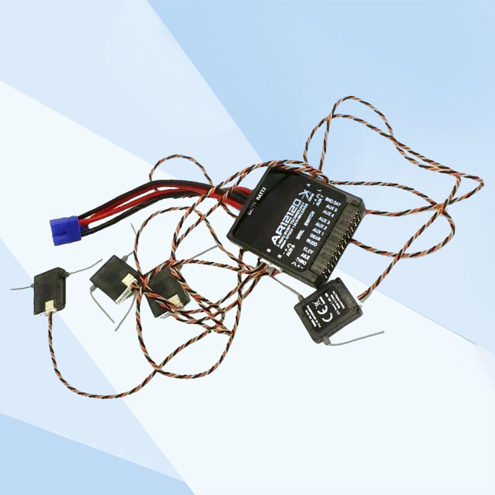 AR12120 12-Channel DSMX/XPlus Power Safe Receiver for SPMAR12120 ± 4 Satellites