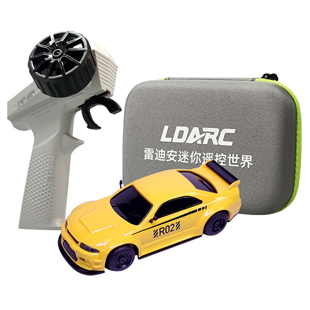 LDARC R02 Mini Rc Sports 1/64 Simulated Electric Remote Control Model Car Tablet