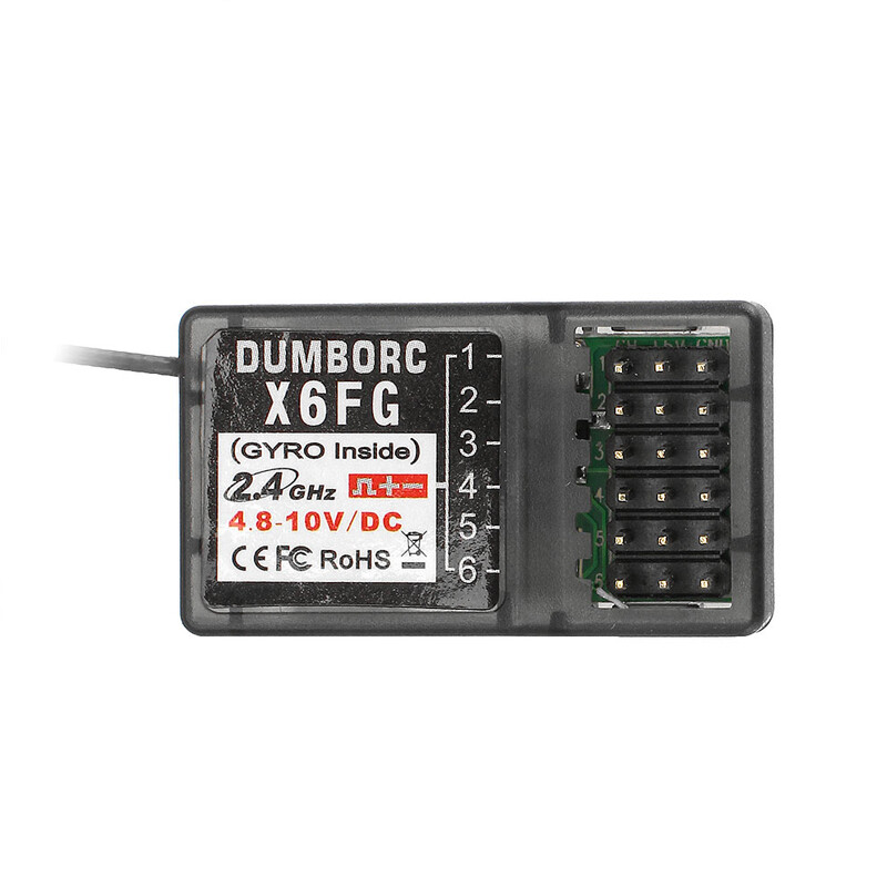 For DUMBORC X4 6 channels Gyroscope Radio Transmitter Receiver X6F/X6FG 2.4ghz