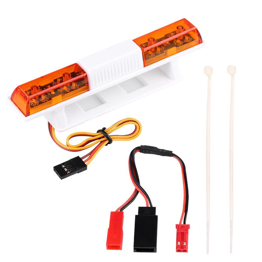 Colorful LED Flashing Light Bar Simulation Car Lights RC Alarm Lights