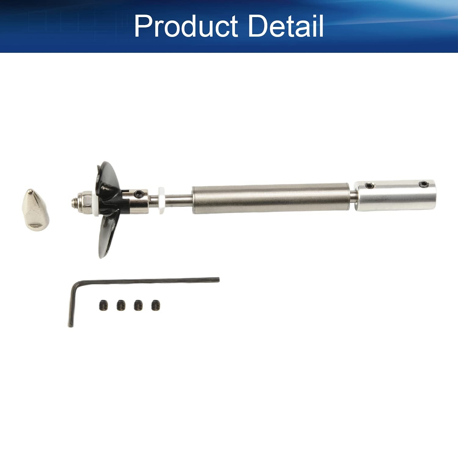 Heyiarbeit Drive Shaft Fit for 5mm Motor Shaft w Propeller and Universal Join…