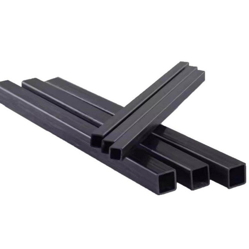 200/400mm Carbon Fiber Square Tube Pipe Inner Square Hole Pultruded For RC & DIY