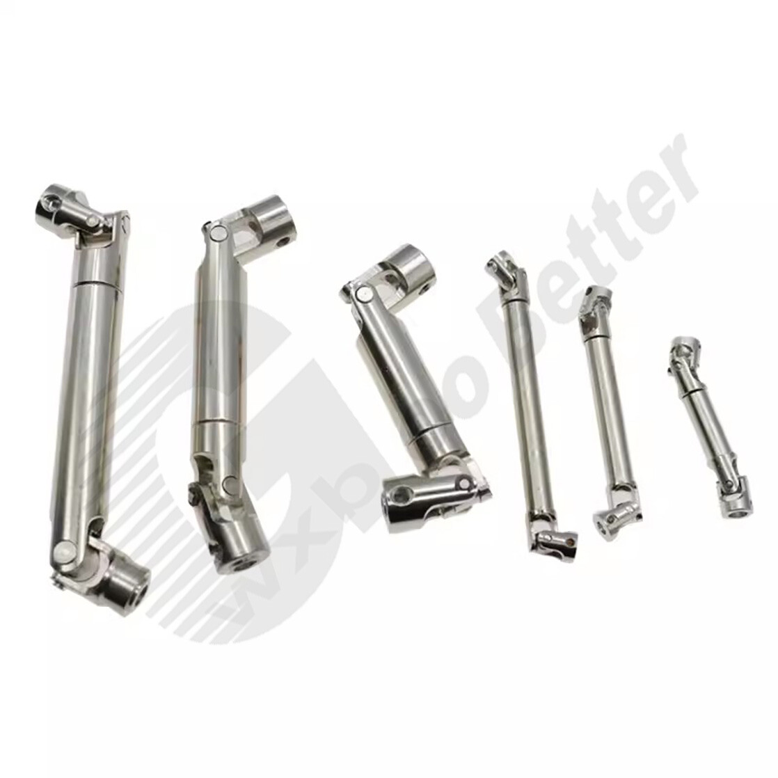Universal Transmission Shaft Joint Telescopic Drive Shaft Coupling Coupler 2~5mm