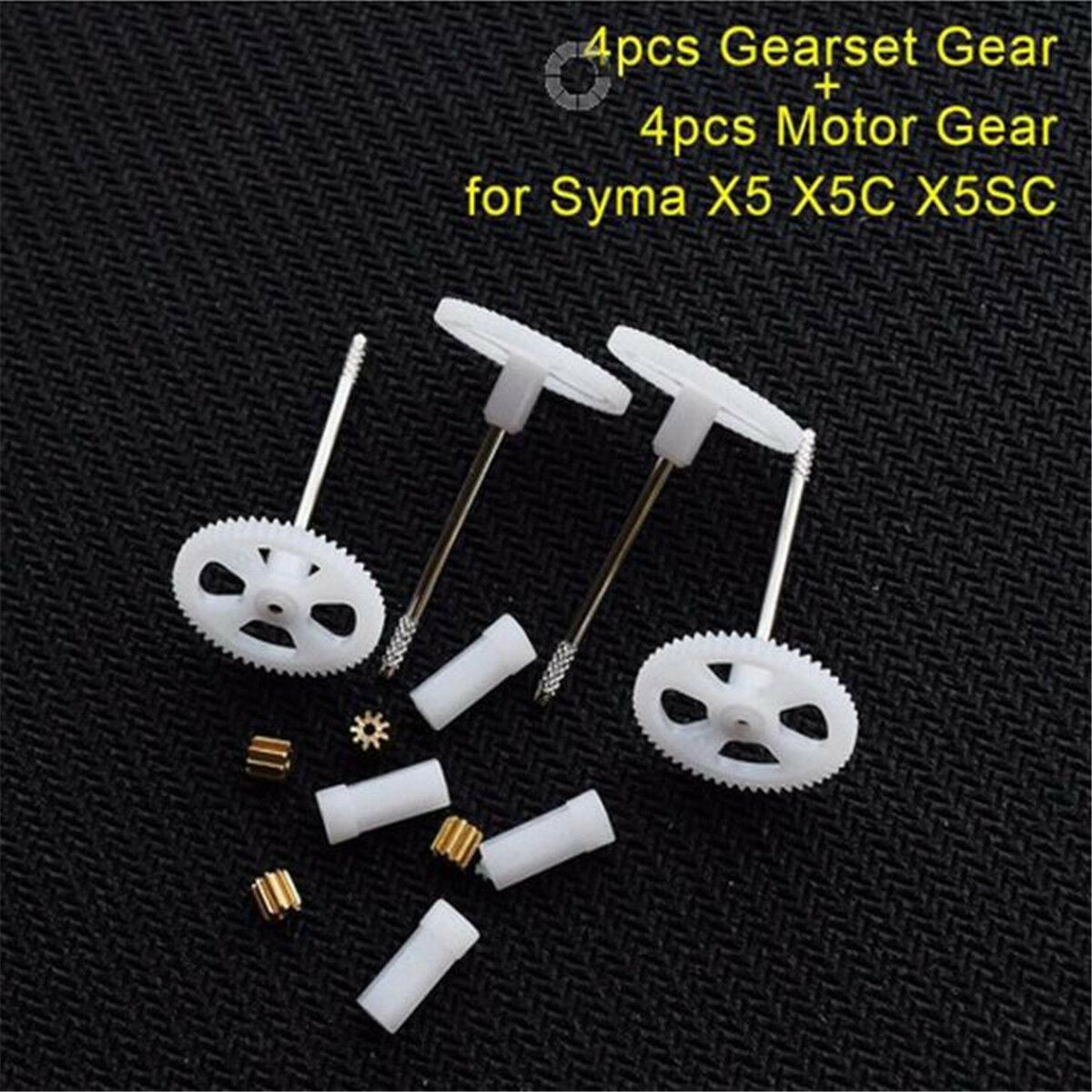 Large Gears+Gear Shafts+Gear Shaft Ends+Motor Cogs For Syma X5 X5C X5SC X5SW G