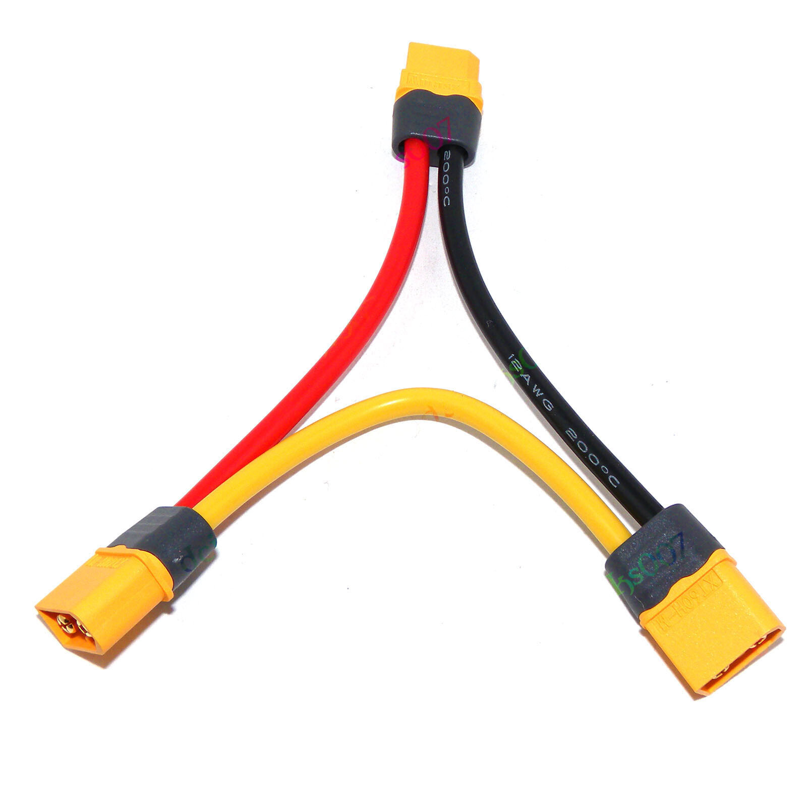 Lipo Battery Adapter EC5 IC5 to TRX Traxxas XT60 T-plug Male female 12AWG