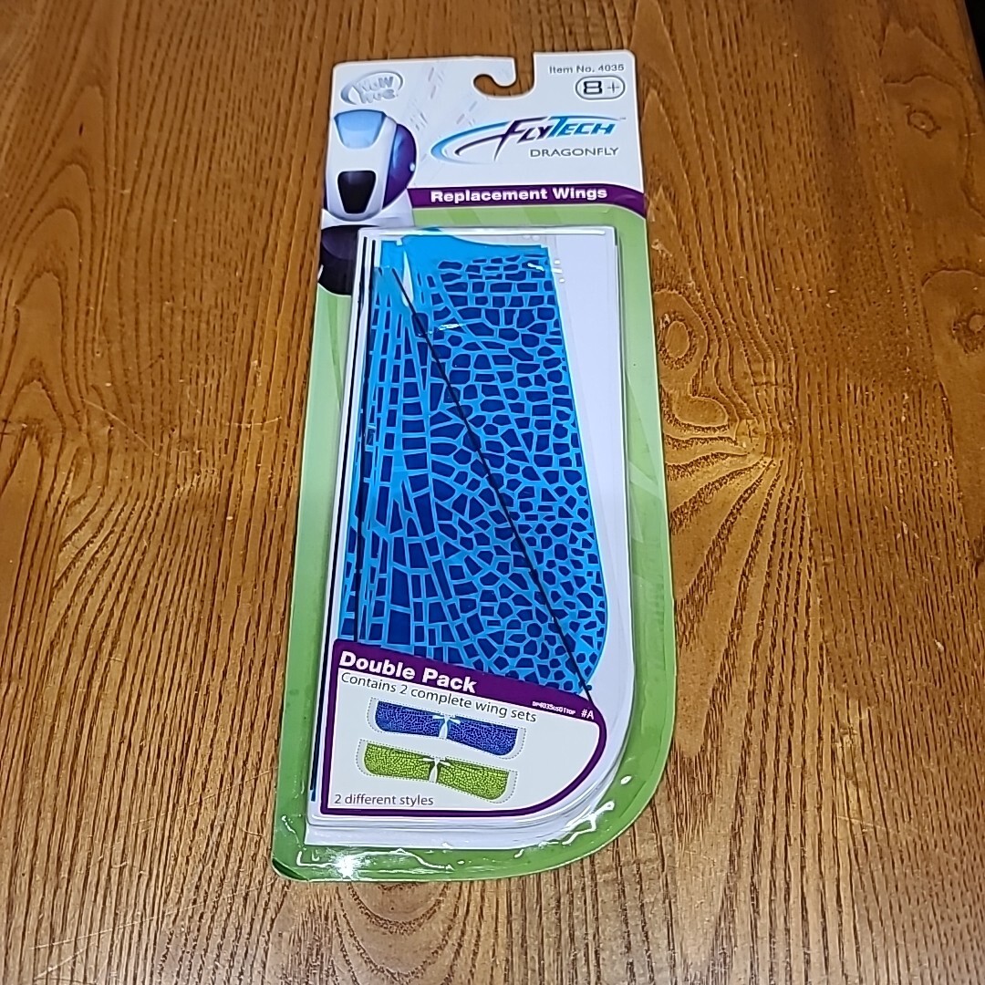 Wowwee FlyTech Dragonfly Replacement Wings 2 Pack: 1 Blue and 1 Green RC New