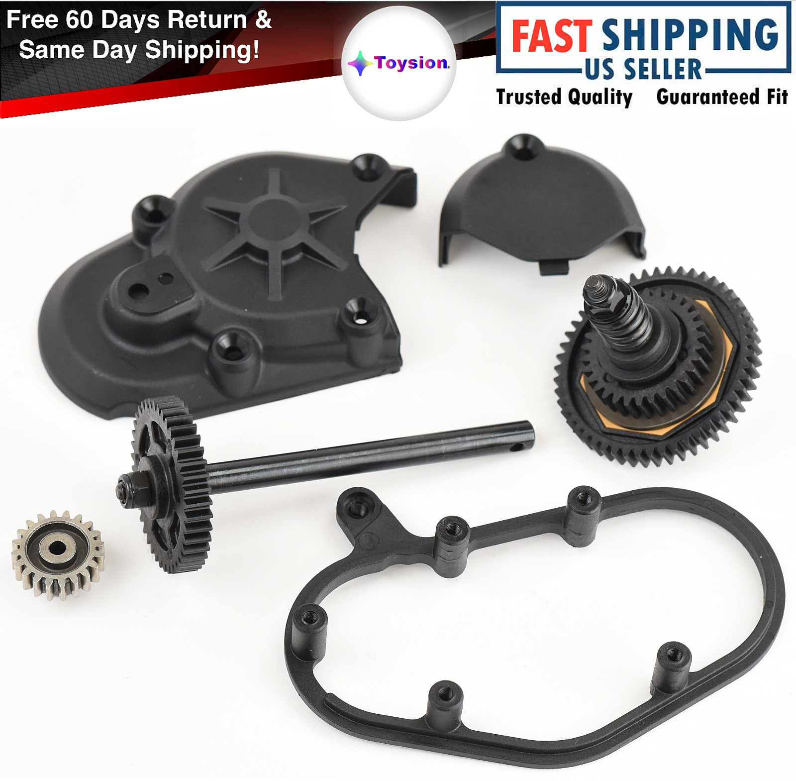 Losi Promoto – Transmission & Assembled Slipper Unit, Pinion Gear Cover LOS06000