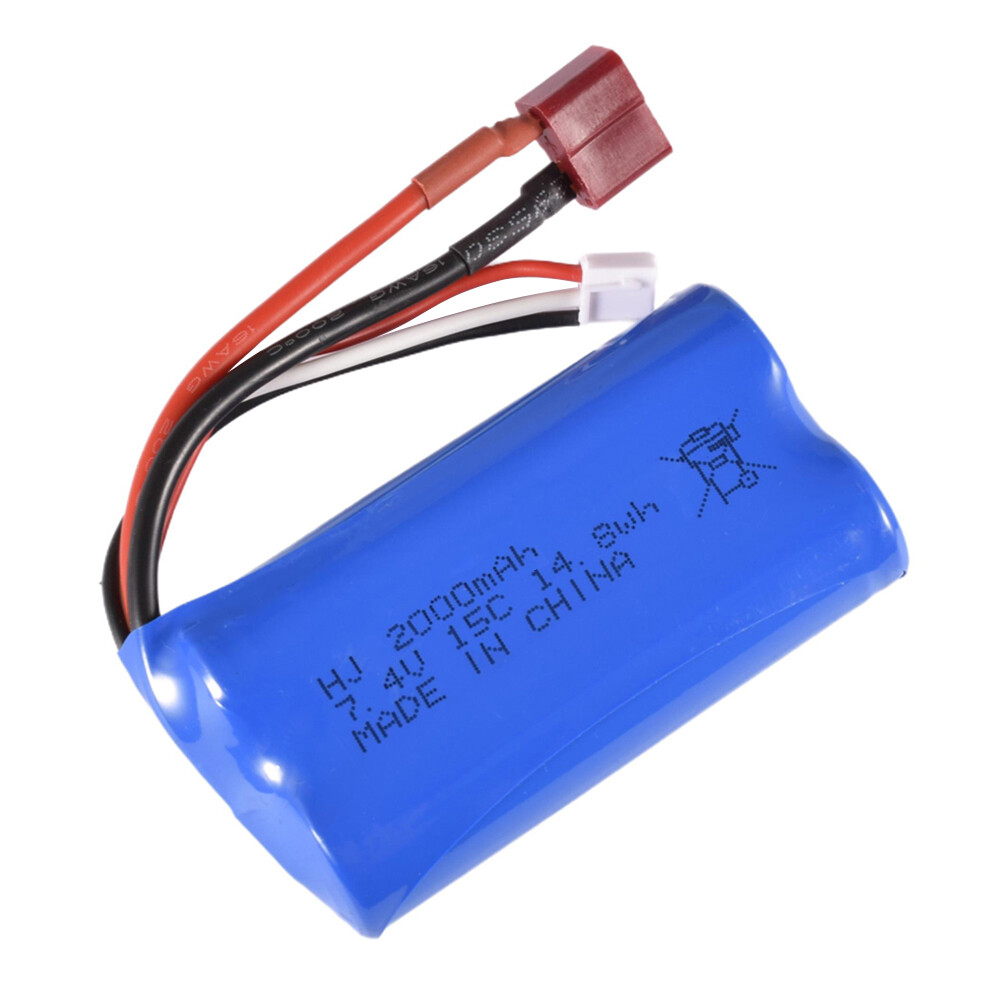 7.4V 2000mAh Li-ion Battery SM plug T Plug Balance Charger for RC Car Boat Plane