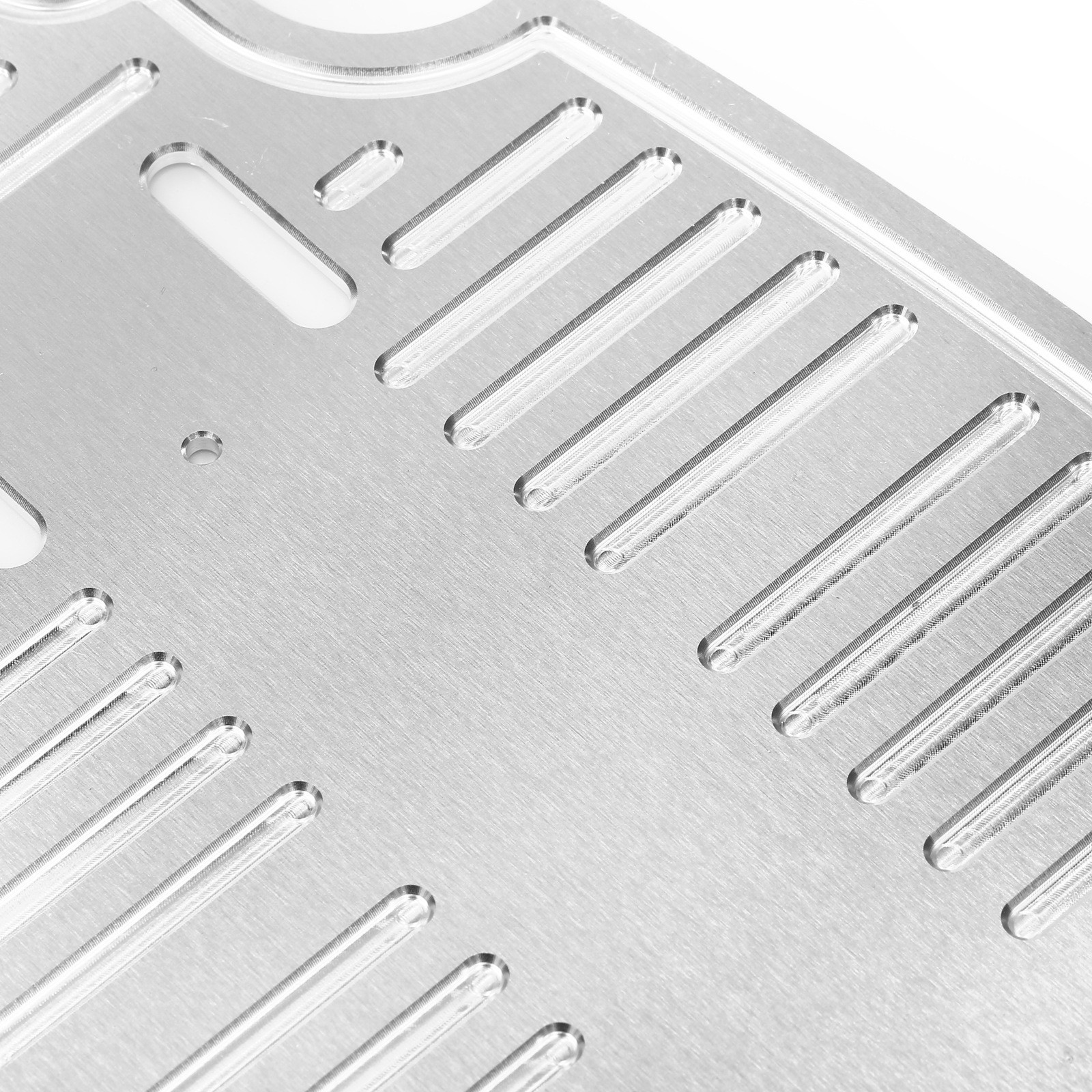 For Tamiya Sand Scorcher 1/10 RC Parts Aluminum Chassis Guard Skid Plate Armor