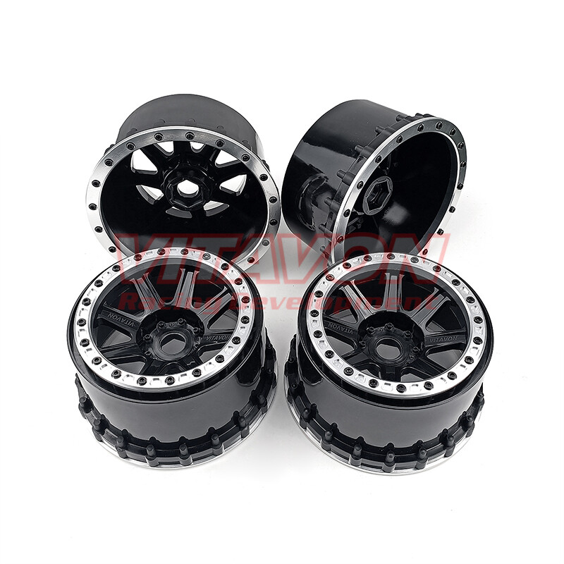 VITAVON Light Weight 4.3 Bead Lock Wheel 24mm Hex 18MM Bore For X-MAXX XRT