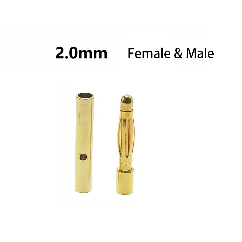 20pair RC Bullet Connector 2/3/3.5/4.0/5/5.5/6/8mm Male Female Banana Plug USA