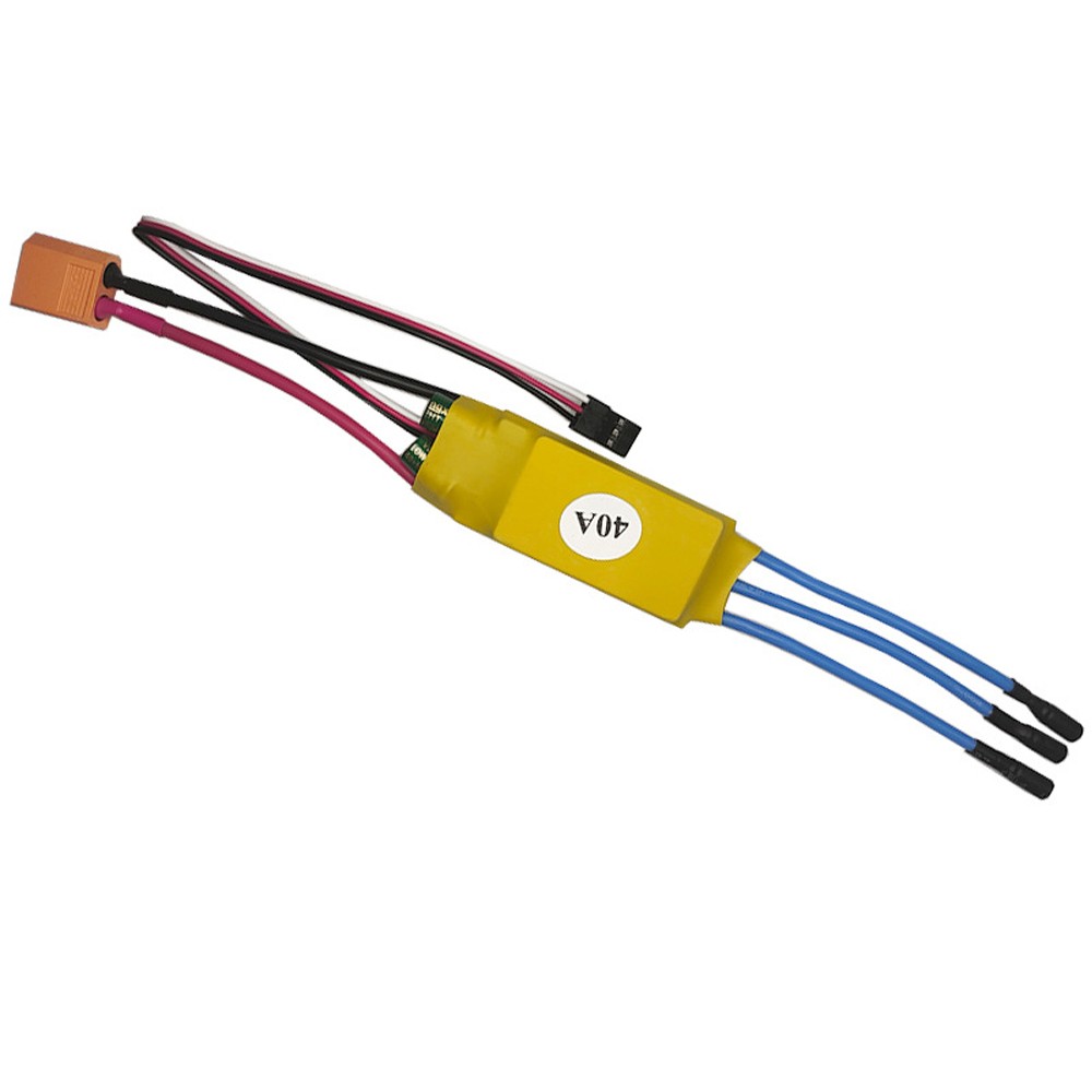 For XXD Brushless ESC 40A 2-4s Electric Speed Control for Airplane Quadcopter