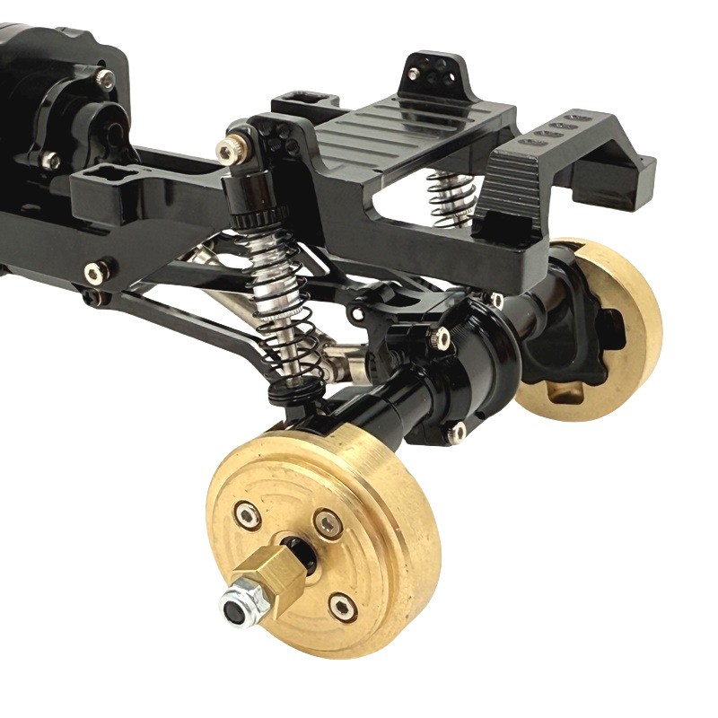 For FMS 1/24 Power Wagon FCX24 RC Full Metal Car Frame Gearbox Set Upgrade Parts