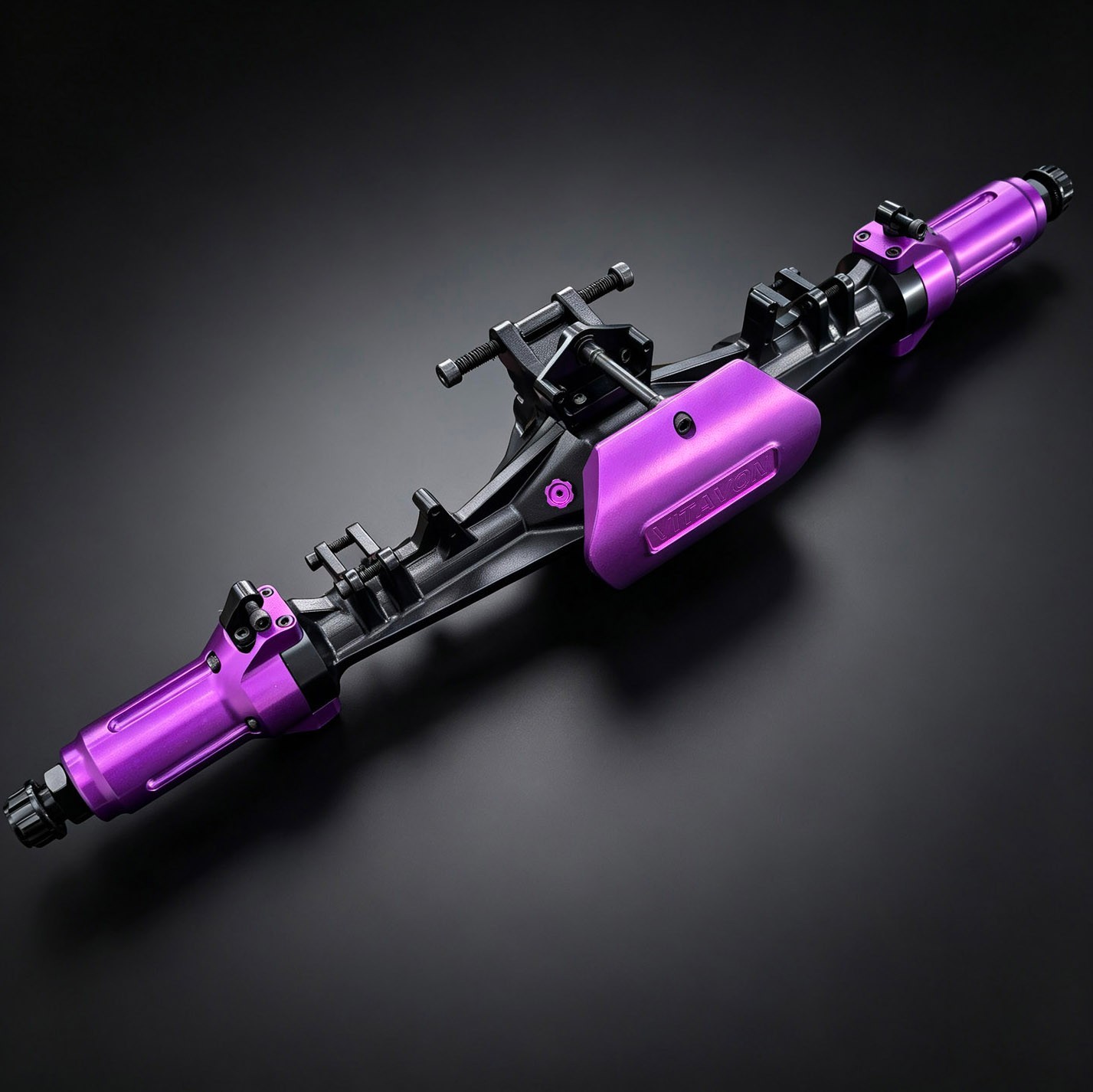 VITAVON CNC Alu7075 Redesigned Rear Axle Kit with Internals For Raminator 1/5