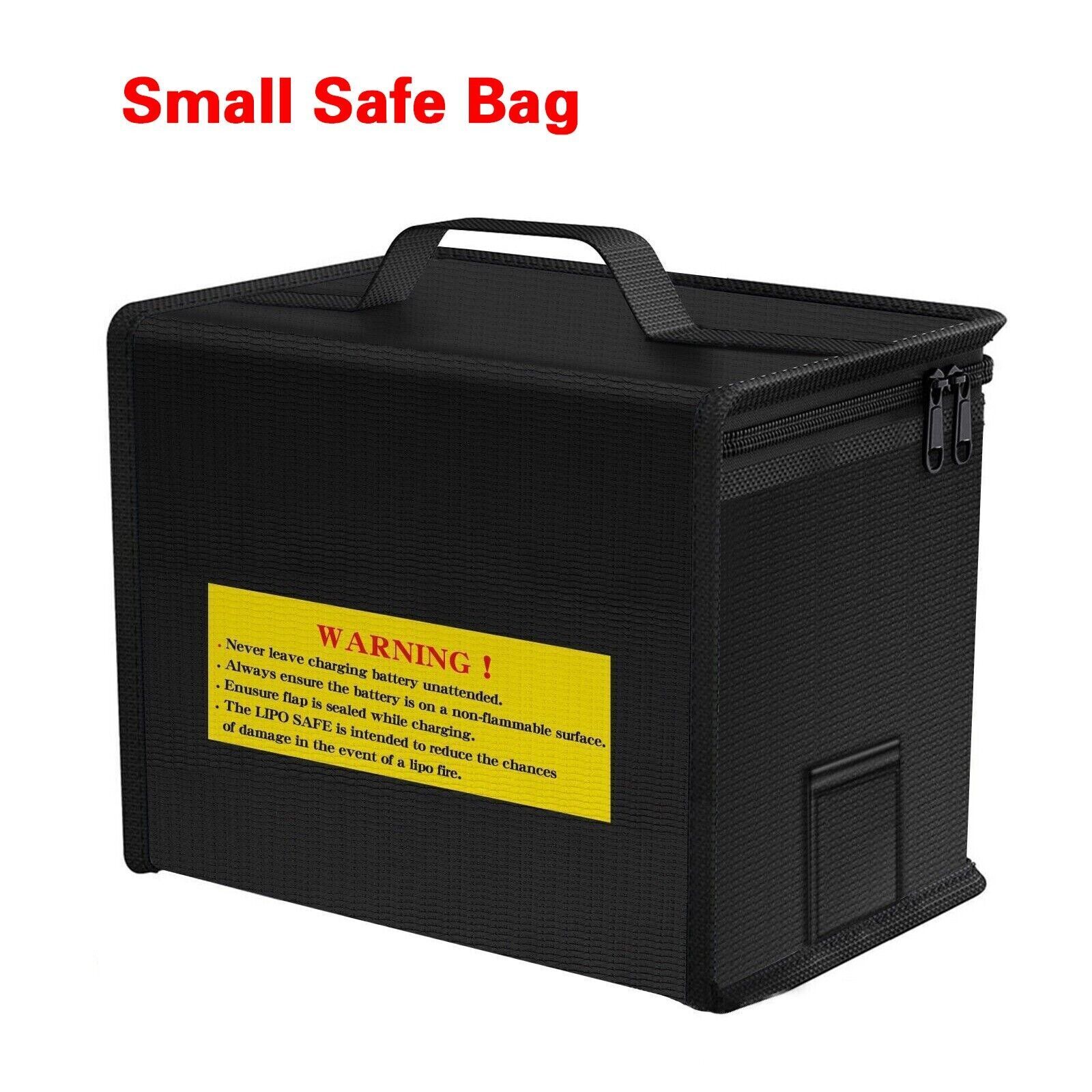 2PC Lipo Battery Safe Bag Guard Fireproof Explosionproof Sack For Charge Storage