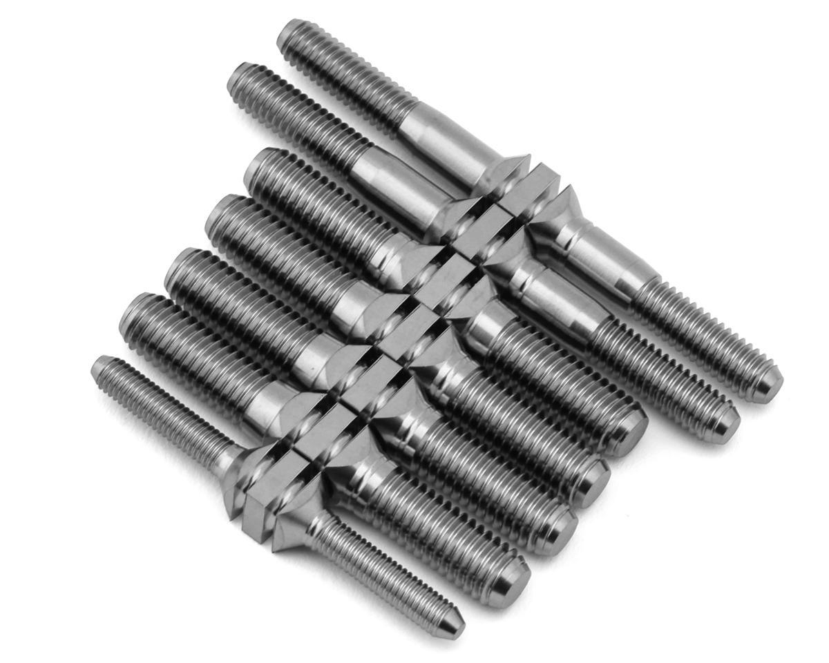 J&T Bearing Co. Kyosho MP10 TKi3 Titanium “Milled” Turnbuckles (Natural)