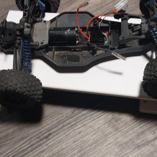 Traxxas Titan 12T 550 RC Chassis Black with Suspension Electronics