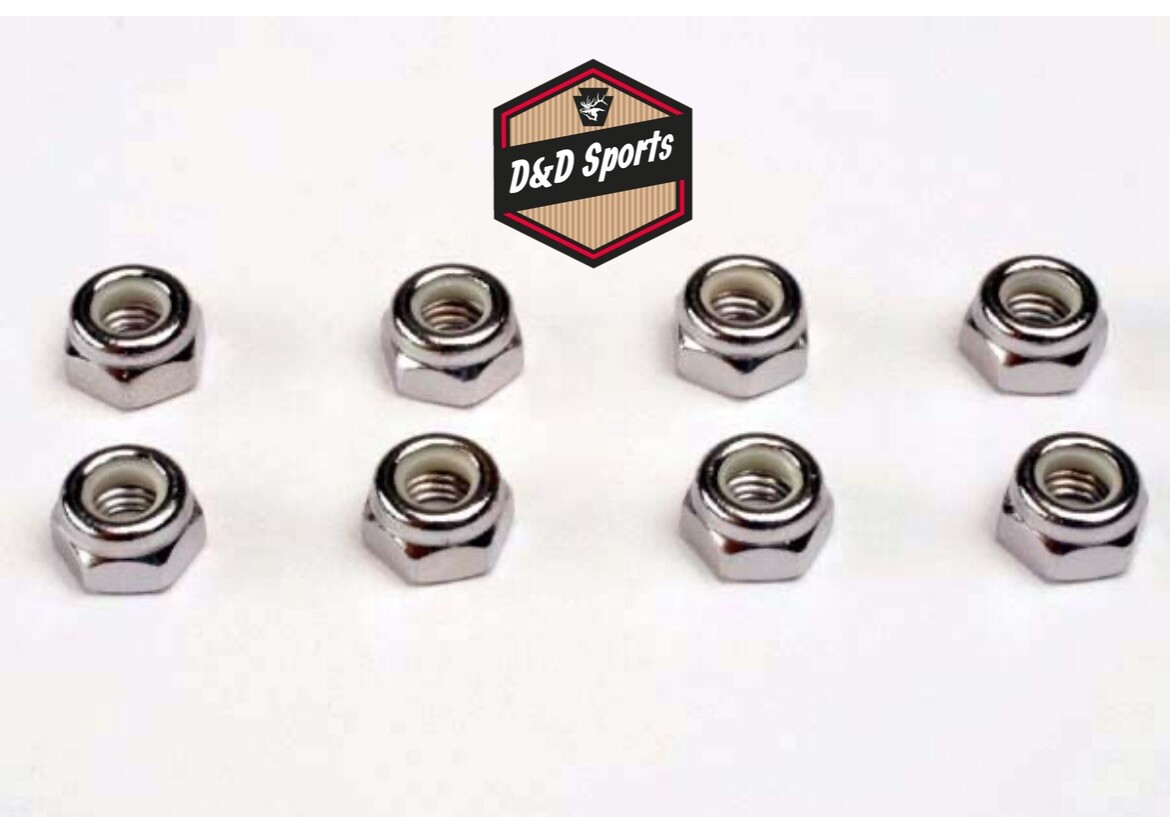Traxxas 4147 – Wheel nuts, 5mm nylon locking (8)