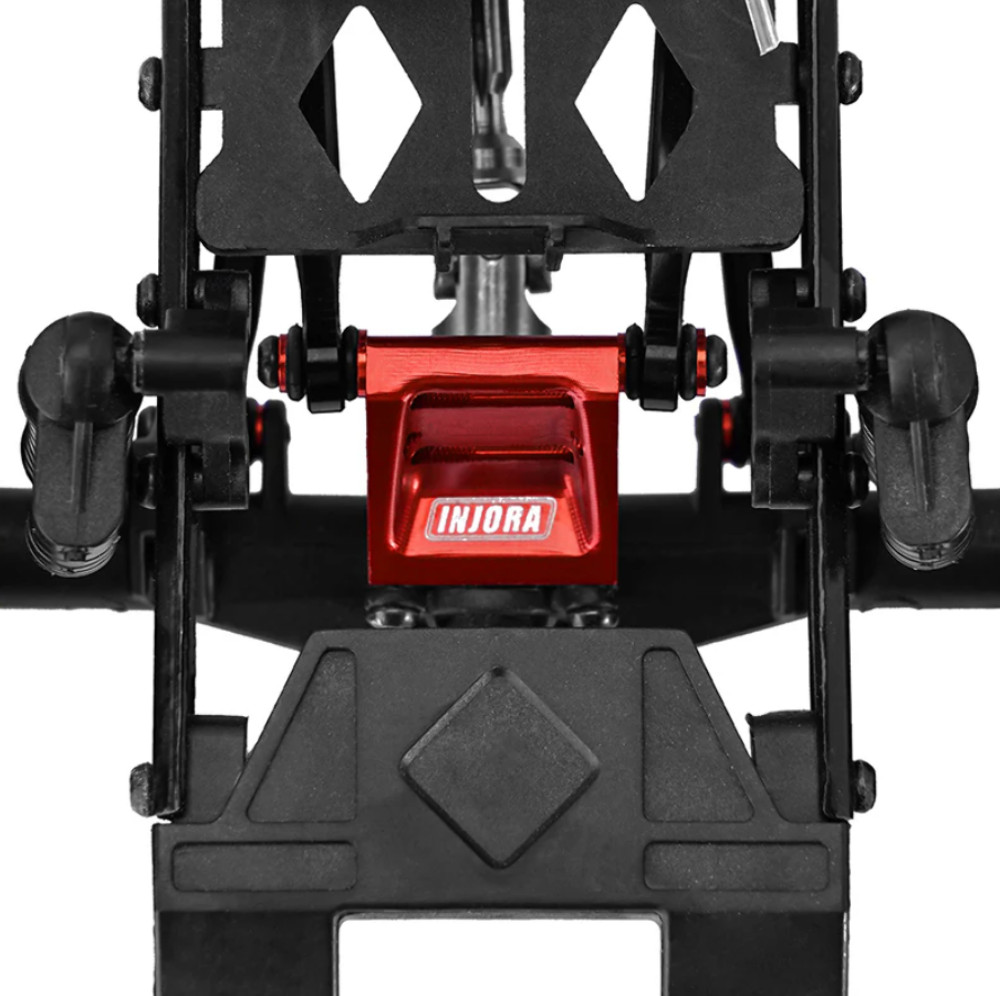 INJORA Adjustable Rear Truss Upper Link Mount CNC for 1/24 SCX24 Red SCX24-168RD